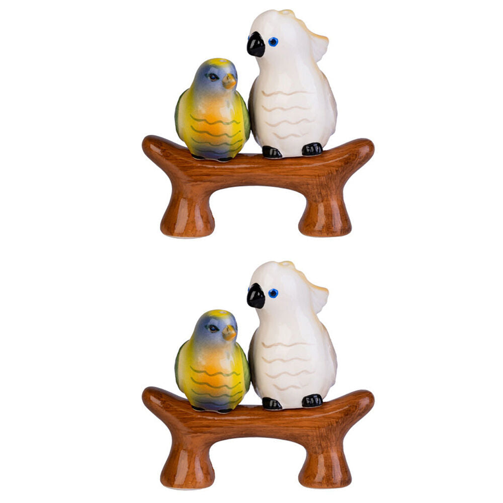 Flavour Mates 2pc Flavour Mates Salt & Pepper Shaker Set 15.2x10x4.5cm Australian Birds (2 Pack)
