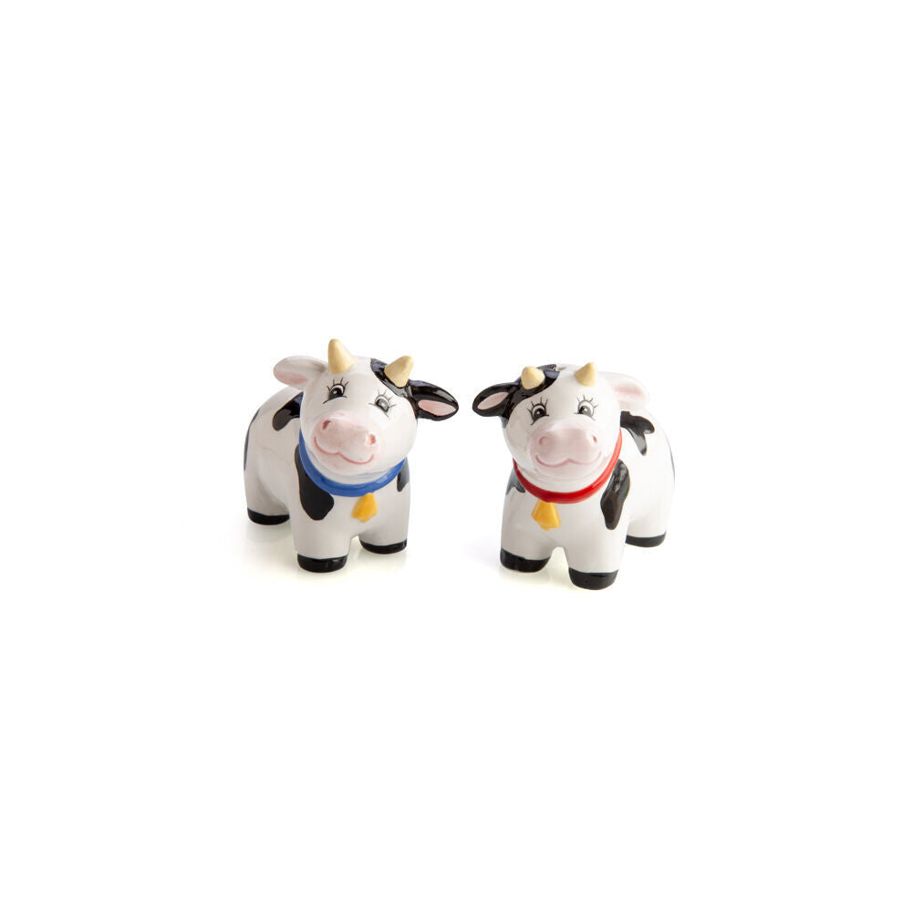 Flavour Mates 3D Salt & Pepper Shaker Duo Set 8.6x4x6.7cm Collared Cows (2 Pieces) — image 3