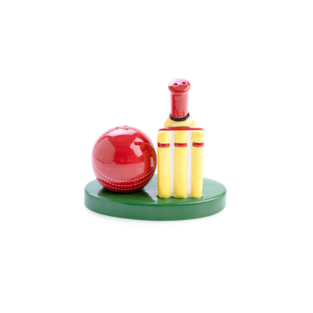 Flavour Mates 3D Salt & Pepper Shaker Set 12.6x7.7x11.1cm Cricket Ball Bat (2 Pieces) — image 3