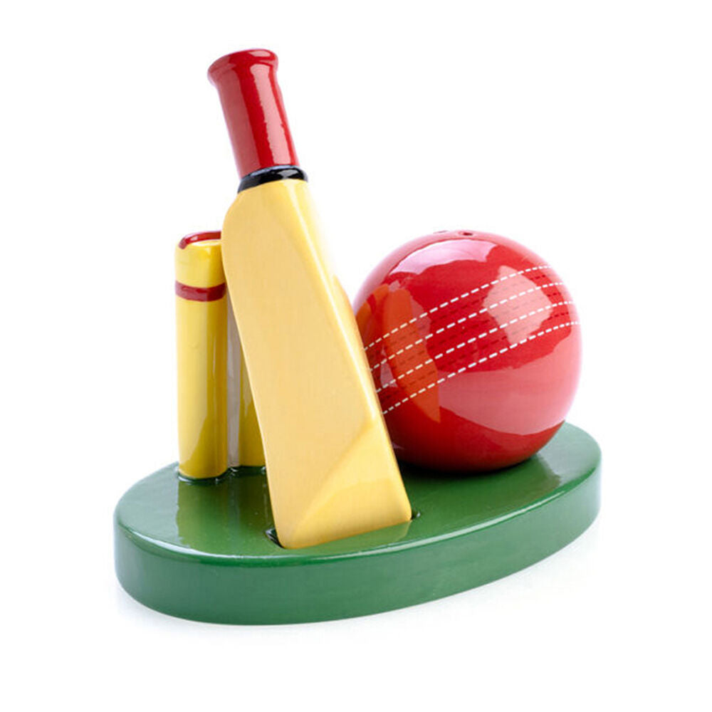 Flavour Mates 2pc Flavour Mates Salt & Pepper Shaker Set 12.6x7.7x11.1cm Cricket Ball Bat (2 Pack) — image 2