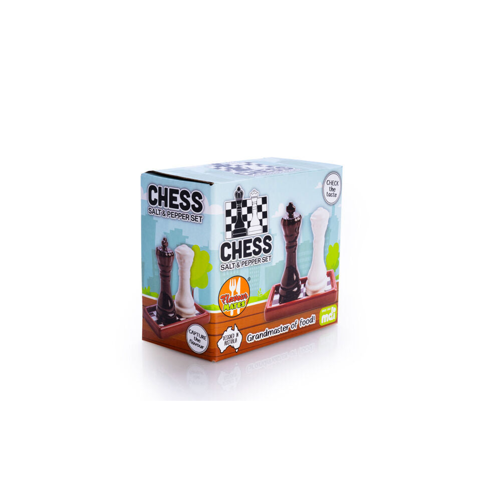 Flavour Mates 3D Salt & Pepper Shaker Duo Set 10.8x5.5x10.5cm Chess Pieces (2 Pieces) — image 5