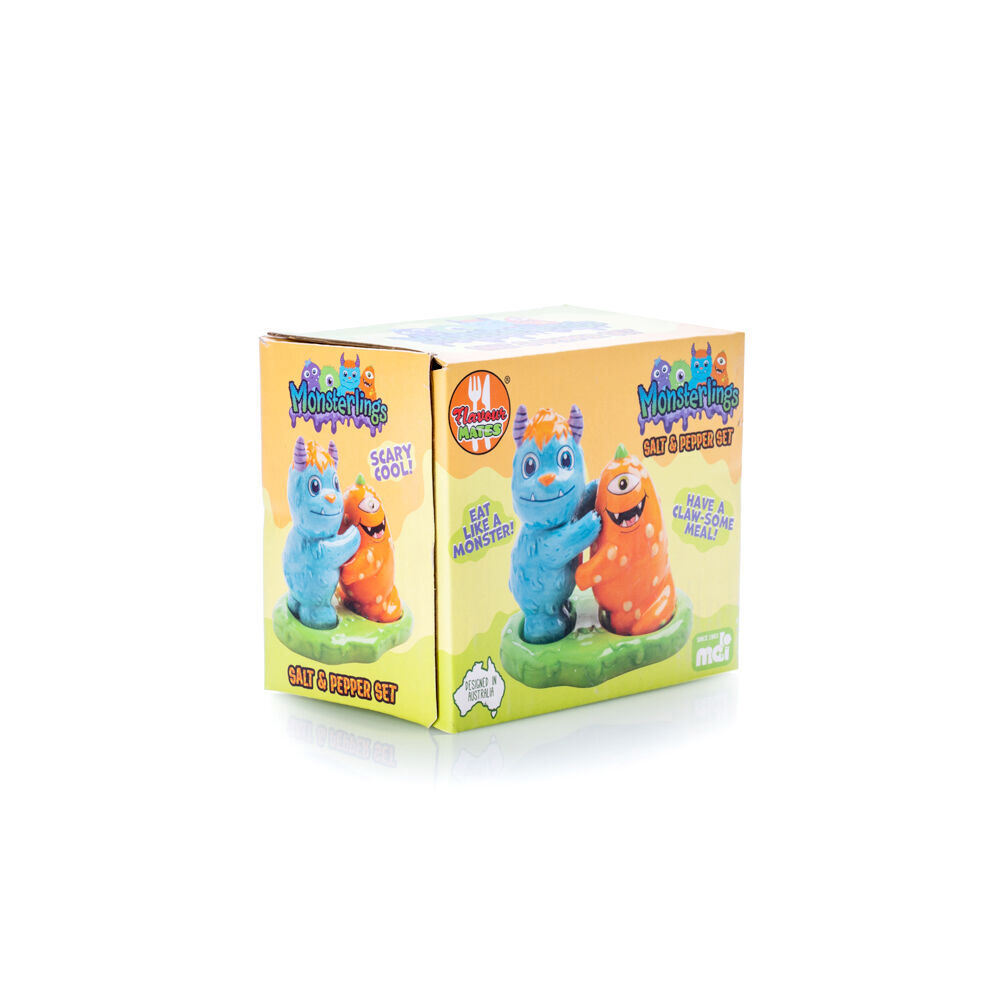Flavour Mates Salt & Pepper Shaker Set 11.6x7.5x10cm Monsterlings Roary Borg (2 Pieces) — image 5
