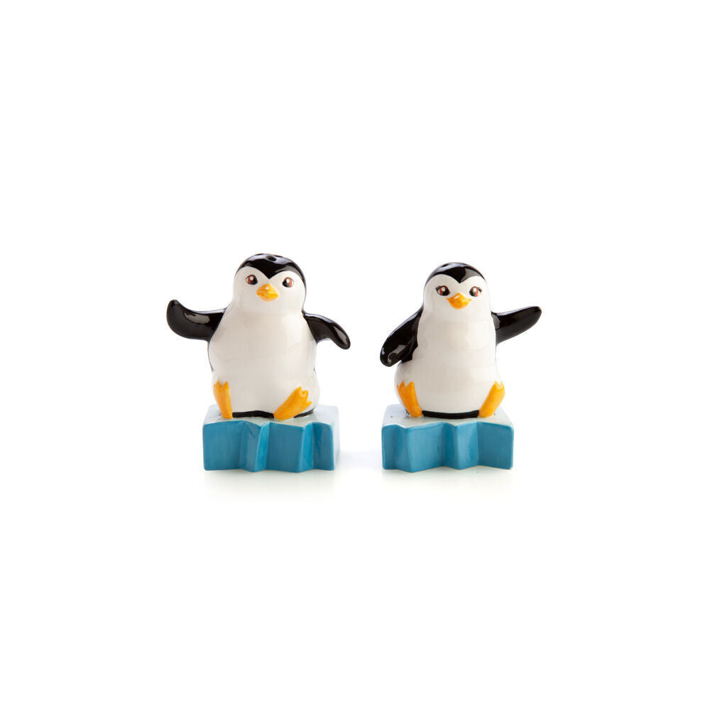Flavour Mates 2pc Flavour Mates 3D Salt & Pepper Shaker Set 15x5.5x9.5cm Mr Mrs Penguin (2 Pack) — image 3
