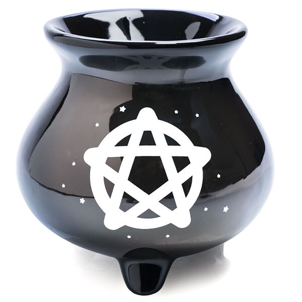 Mdi Cauldron Oil Burner Tabletop Home Fragrance For Wax Melts/Tealight Black — image 3