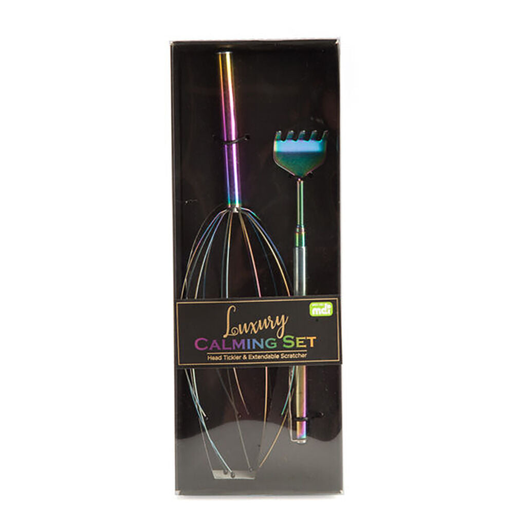 Mdi Luxury Calming Set Head Tickler & Extendable Back Scratcher Rainbow — image 5
