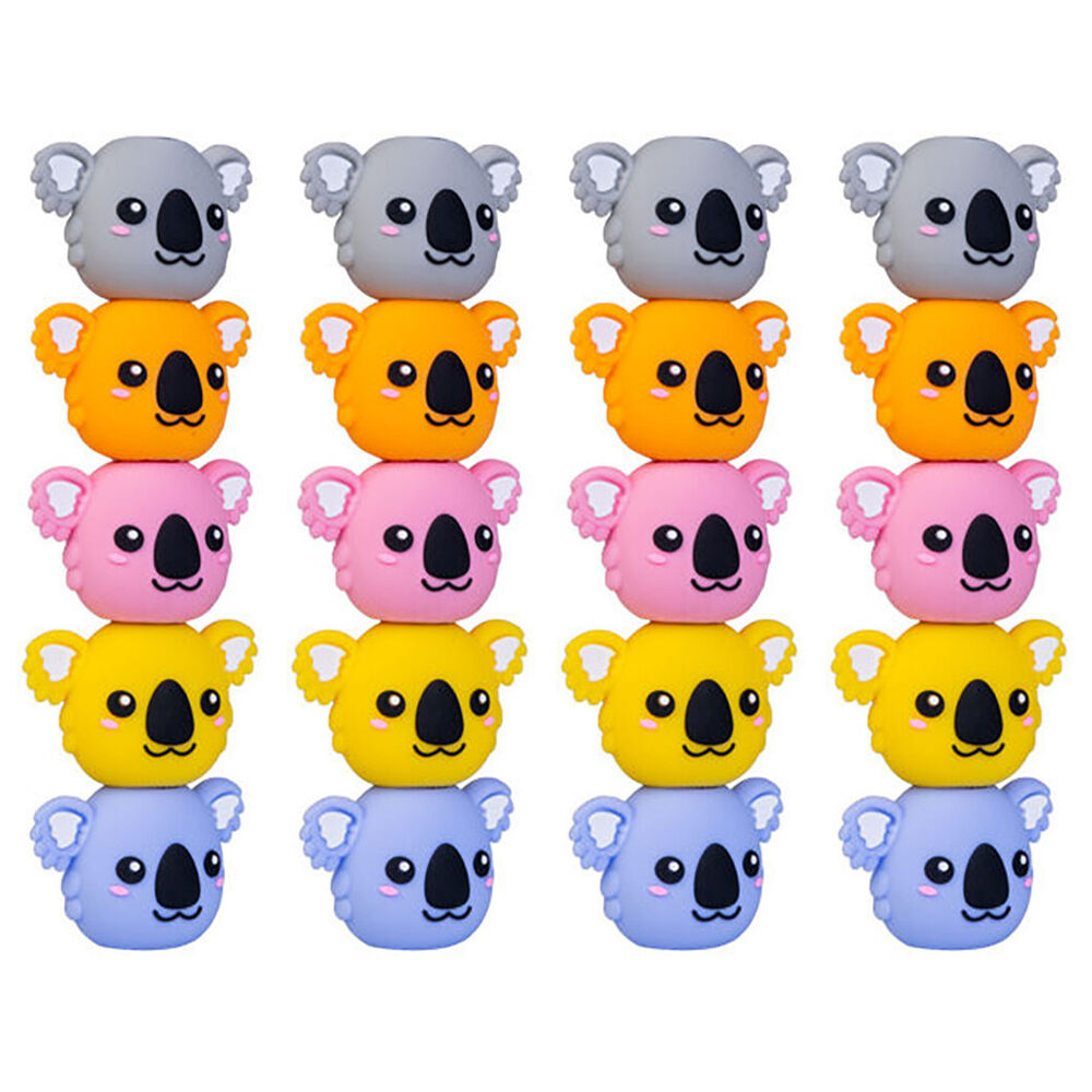 Outback Mates Stackable Highlighters Writing Stationery Marker Koala Assort (4 Pack)