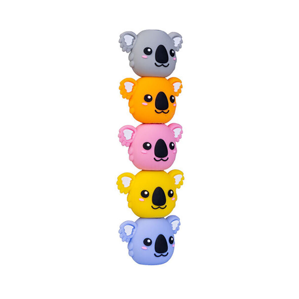 Outback Mates Stackable Highlighters Writing Stationery Marker Koala Assort (4 Pack) — image 2