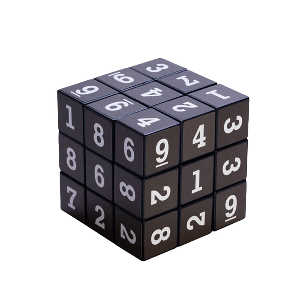 Mdi Sudoku Cube Number Puzzle Game Educational Toy 5.5x5.5cm Black (4 Pack) — image 2