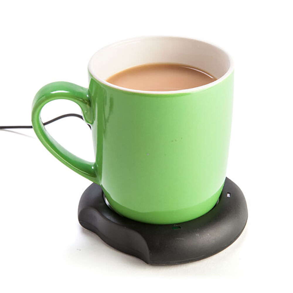 Mdi Heater Pad USB Powered Portable Cup Coffee Warmer Home & Office Green — image 3