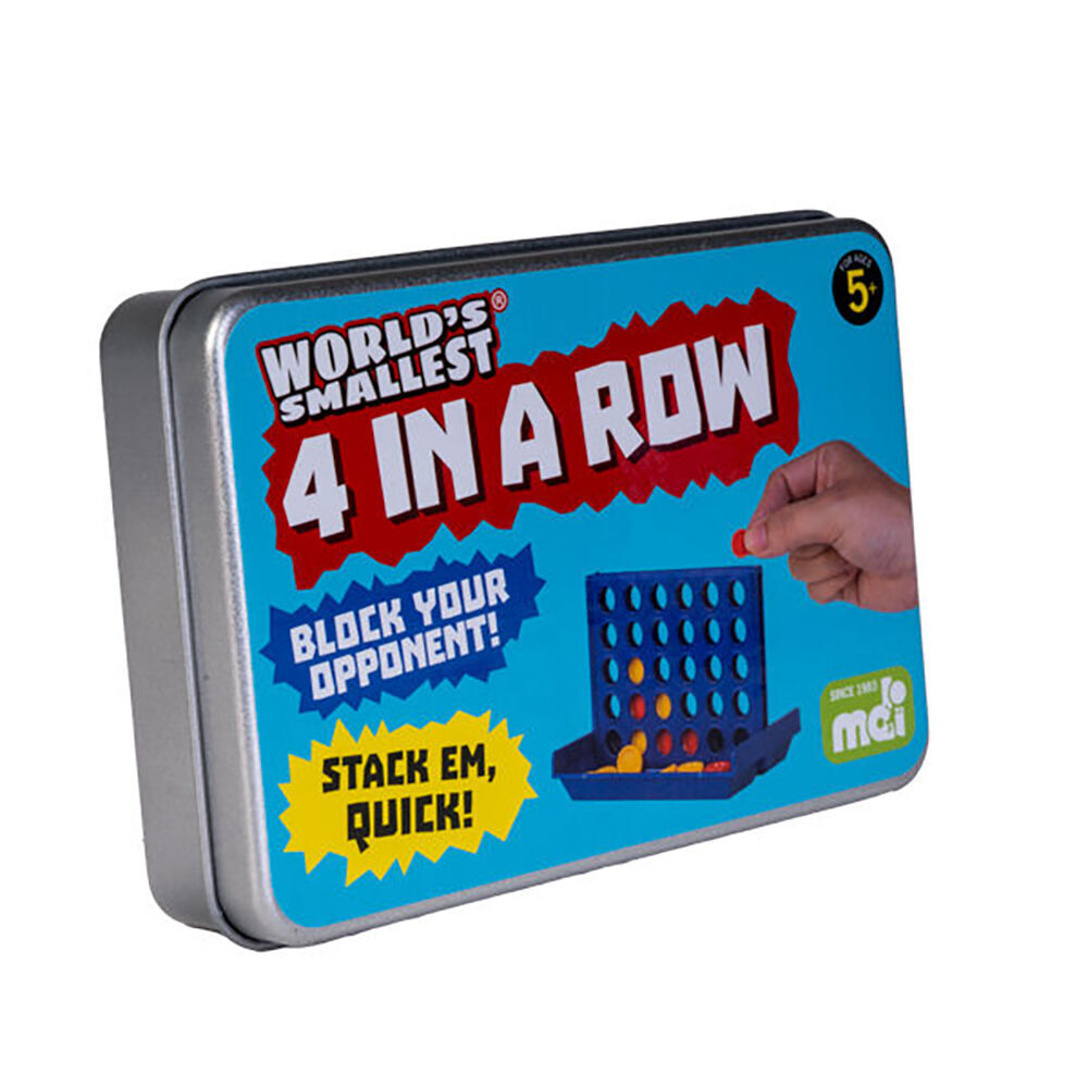 Worlds Smallest 4-In-A-Row Board Game Miniature Toy Set Kids/Children 5y+ (3 Pack) — image 2