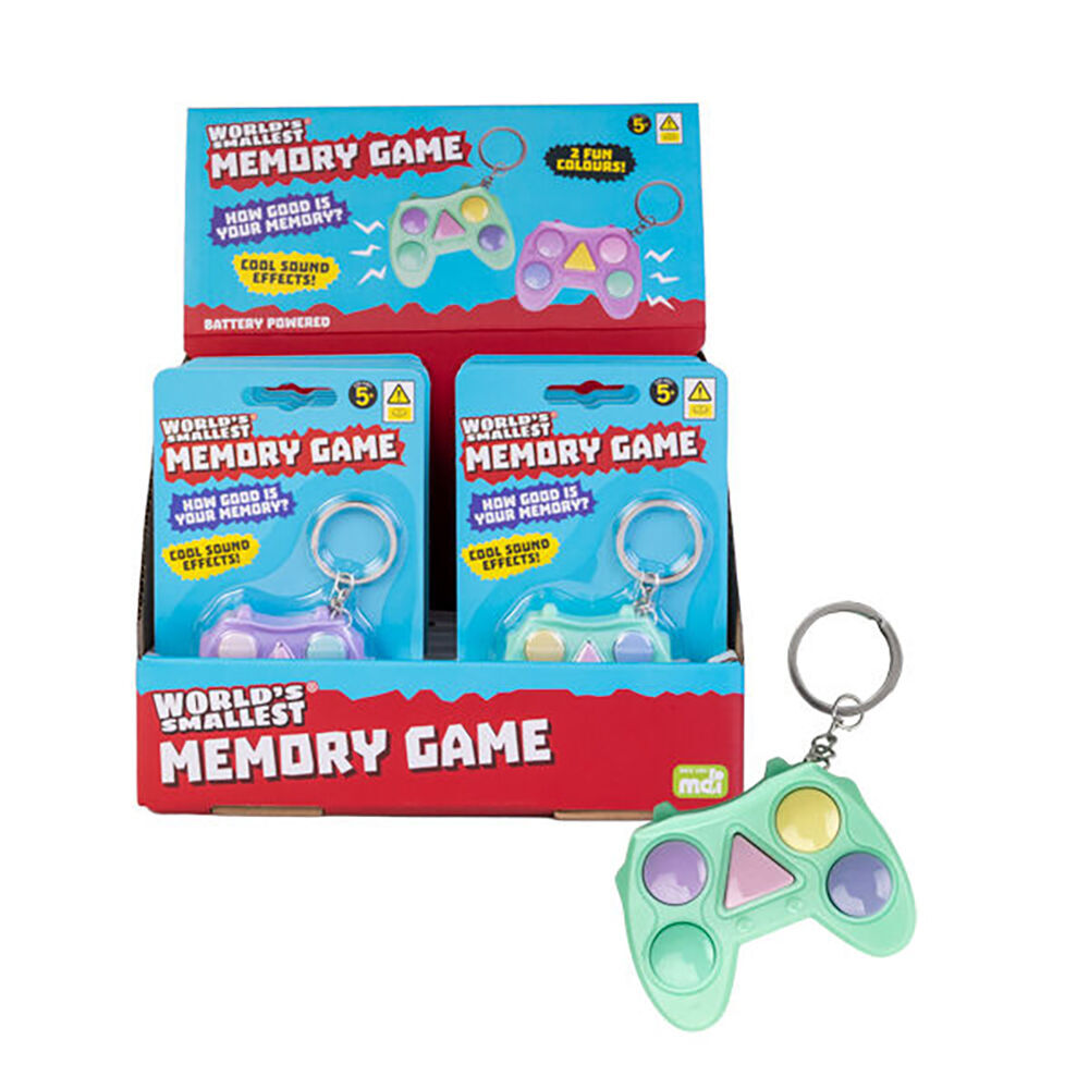 Worlds Smallest Memory Game Keyring/Keychain Miniature Toy Kids 6+ Assorted (4 Pack) — image 6