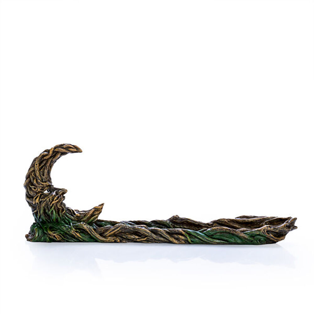 Mystical Worlds Flat Polyresin Incense Burner/Holder Moon Tree 29x10.2cm (2 Pack) — image 4