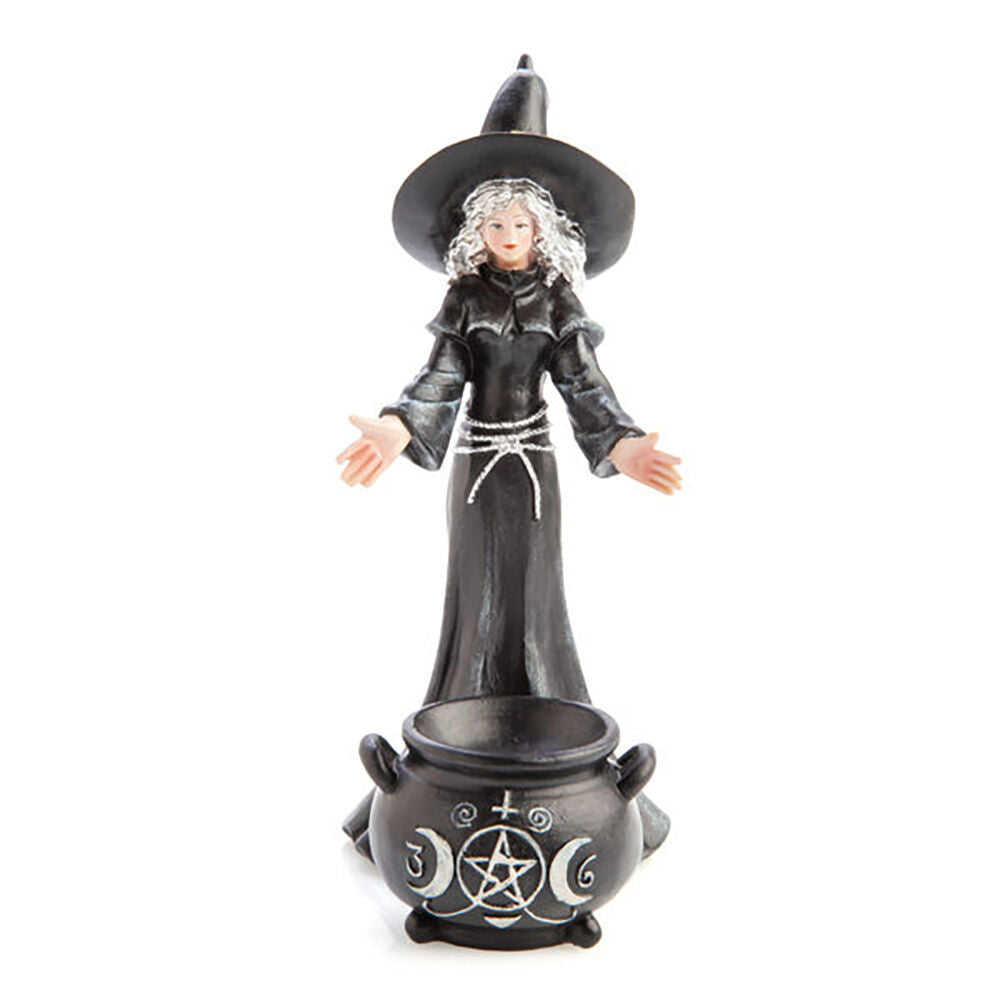 Mdi Stick Incense Burner Witch Rock Stand/Holder Black 20x13cm Home Decor (2 Pack) — image 3