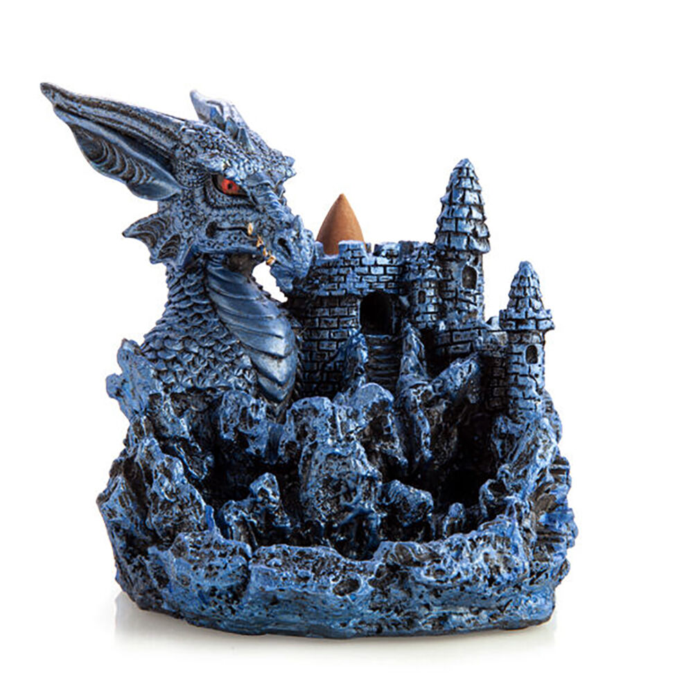 Mystical Worlds Ice Dragon LED Backflow Incense Burner Home Fragrance Decor — image 4
