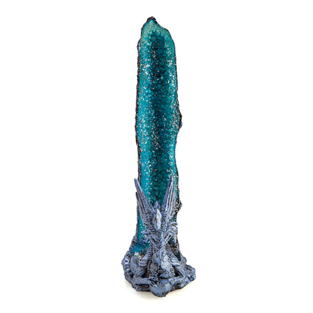 Mystical Worlds Crystal Blue Ice Dragon Incense Burner Home Decor 23x10cm — image 4