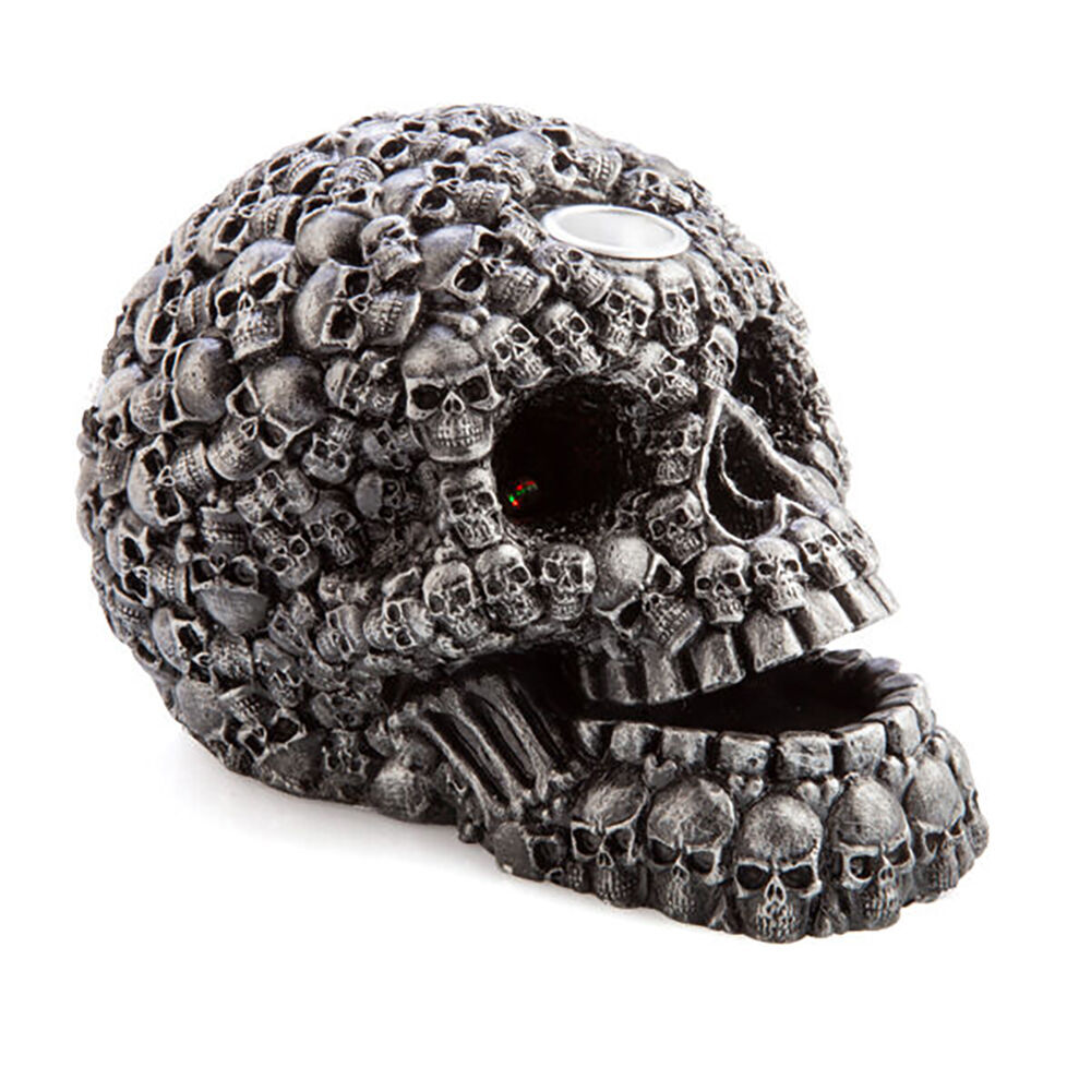 Mystical Worlds LED Backflow Incense Burner Skull Gothic Display 17x11.8cm (2 Pack) — image 3