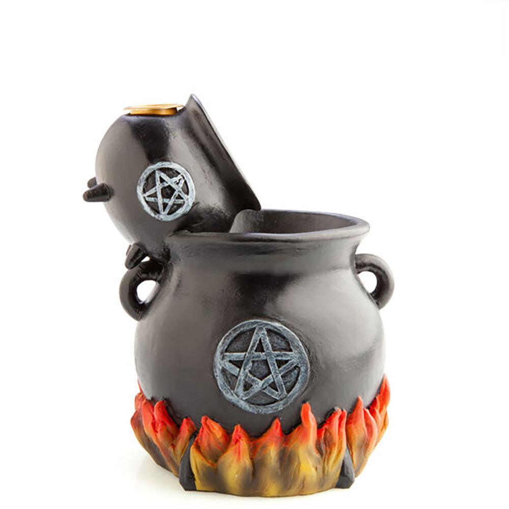 Mdi LED Backflow Incense Burner Cauldron Pot Witchy Home Decor 13.5x15.5cm (2 Pack) — image 3