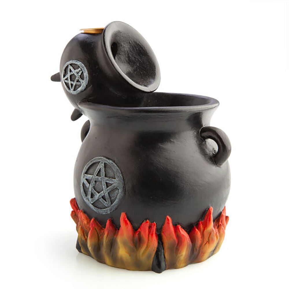 Mdi LED Backflow Incense Burner Cauldron Pot Witchy Home Decor 13.5x15.5cm (2 Pack) — image 4