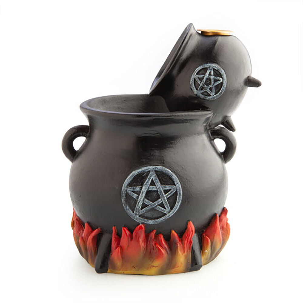 Mdi LED Backflow Incense Burner Cauldron Pot Witchy Home Decor 13.5x15.5cm (2 Pack) — image 6