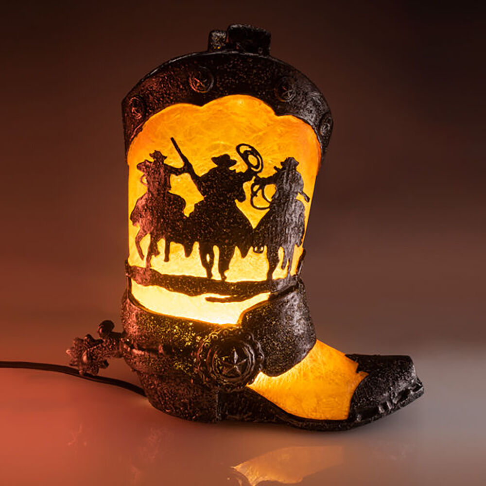 Mdi Cowboy Table Lamp Night Light Vintage/Retro Kids/Children Bedside Decor Boot — image 2