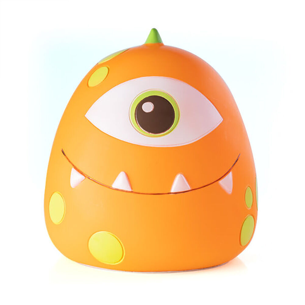 Monsterlings Smooshos Pal Table Lamp Kids Bedroom Decor Orange Monster Borg (2 Pack) — image 2