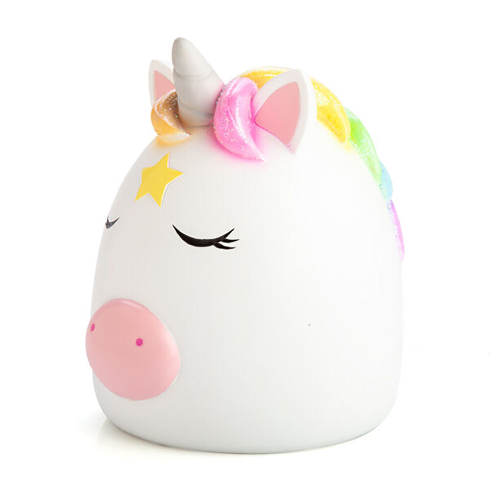 Smooshos Children Night Light Bedroom Decor White Unicorn Pal Table Lamp — image 3
