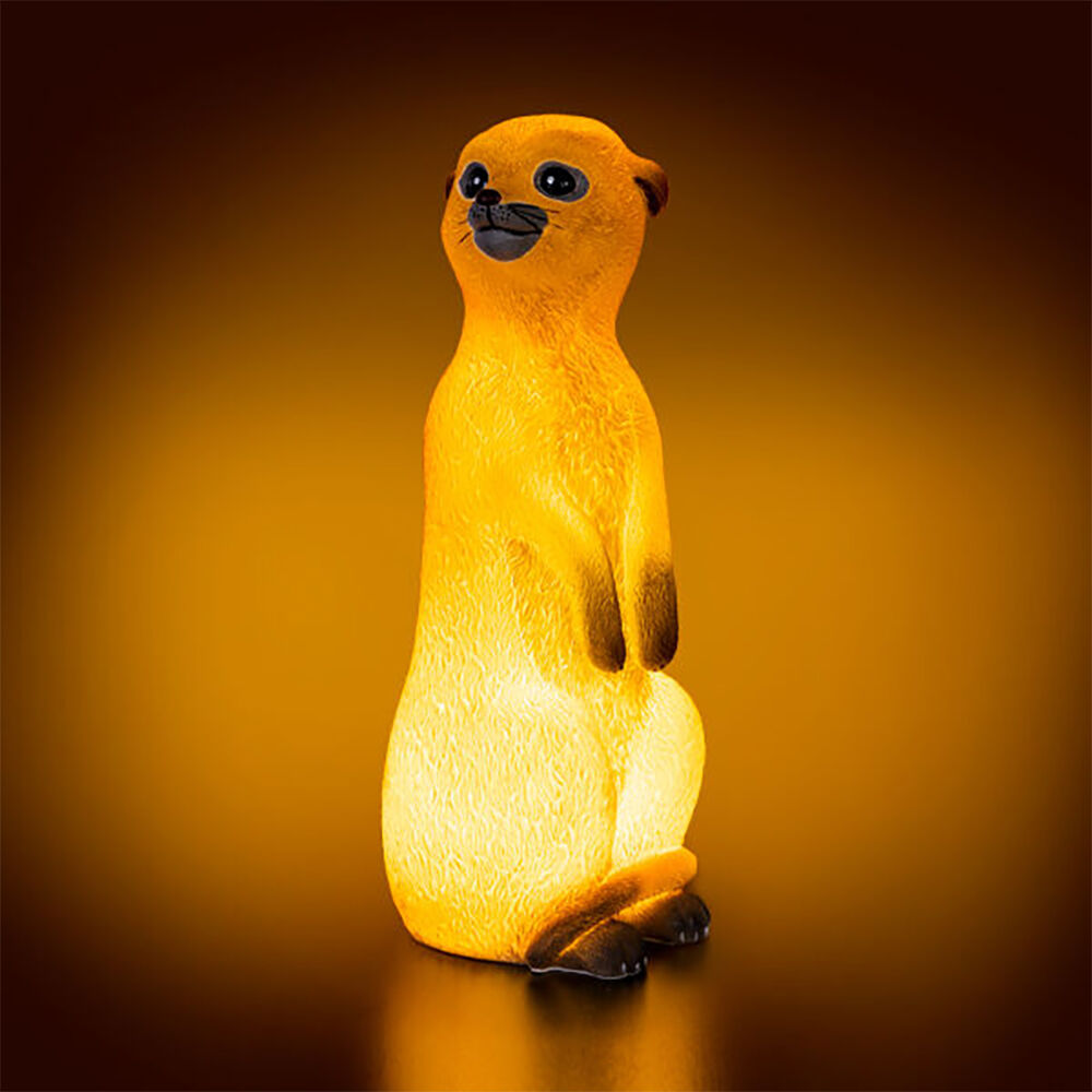 Meerkat MDI Table Lamp Night Light Bedroom Decor Kids/Children Meerkat Brown — image 2