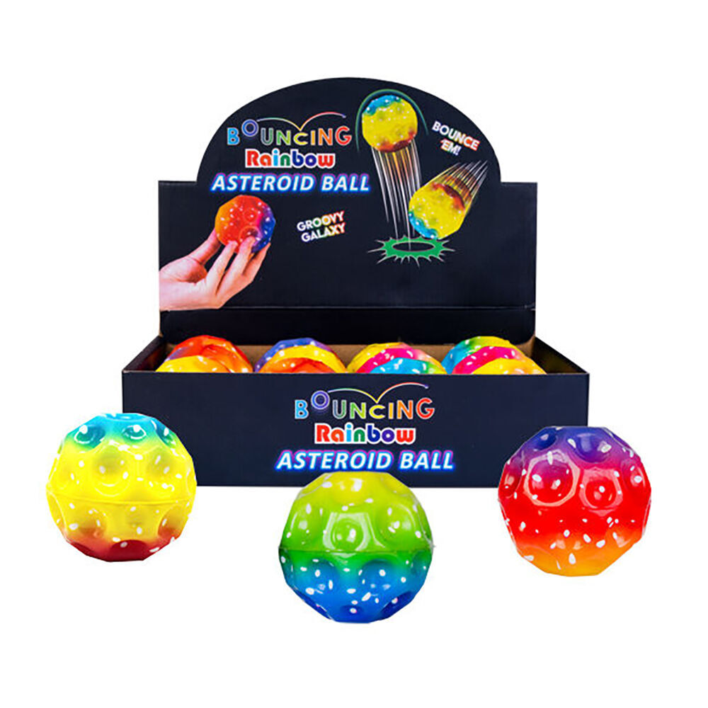 Mdi Bouncing Asteroid Ball Kids/Children Handball Play Toy Rainbow Assorted (6 Pack) — image 7