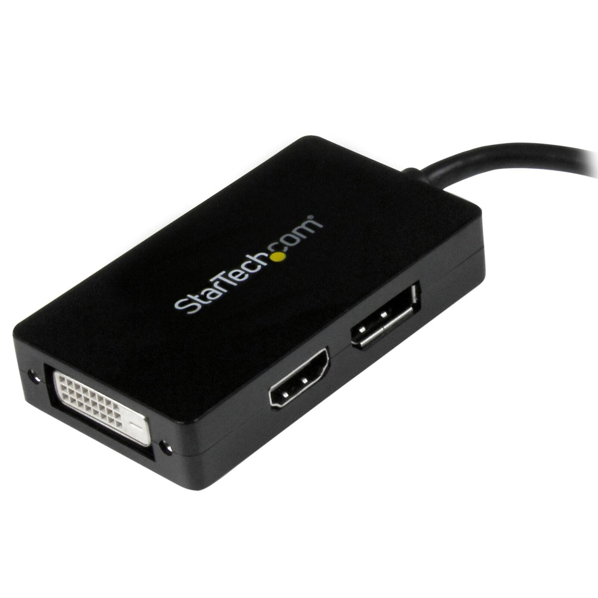 Star Tech Mini DisplayPort To DisplayPort/DVI/HDMI Adapter For PC/Monitors BLK — image 2