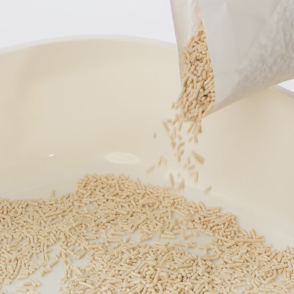 Cature 18L/7.2kg Milk Tofu Clumping Cat Litter Pellets Odour Control Flushable — image 5