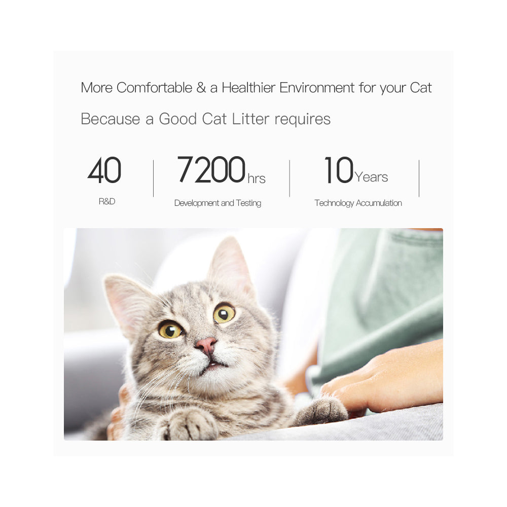 Cature 2.4kg/6L Carbon Wood Clumping Pet Cat Litter Odour Control Plus Pellets — image 2