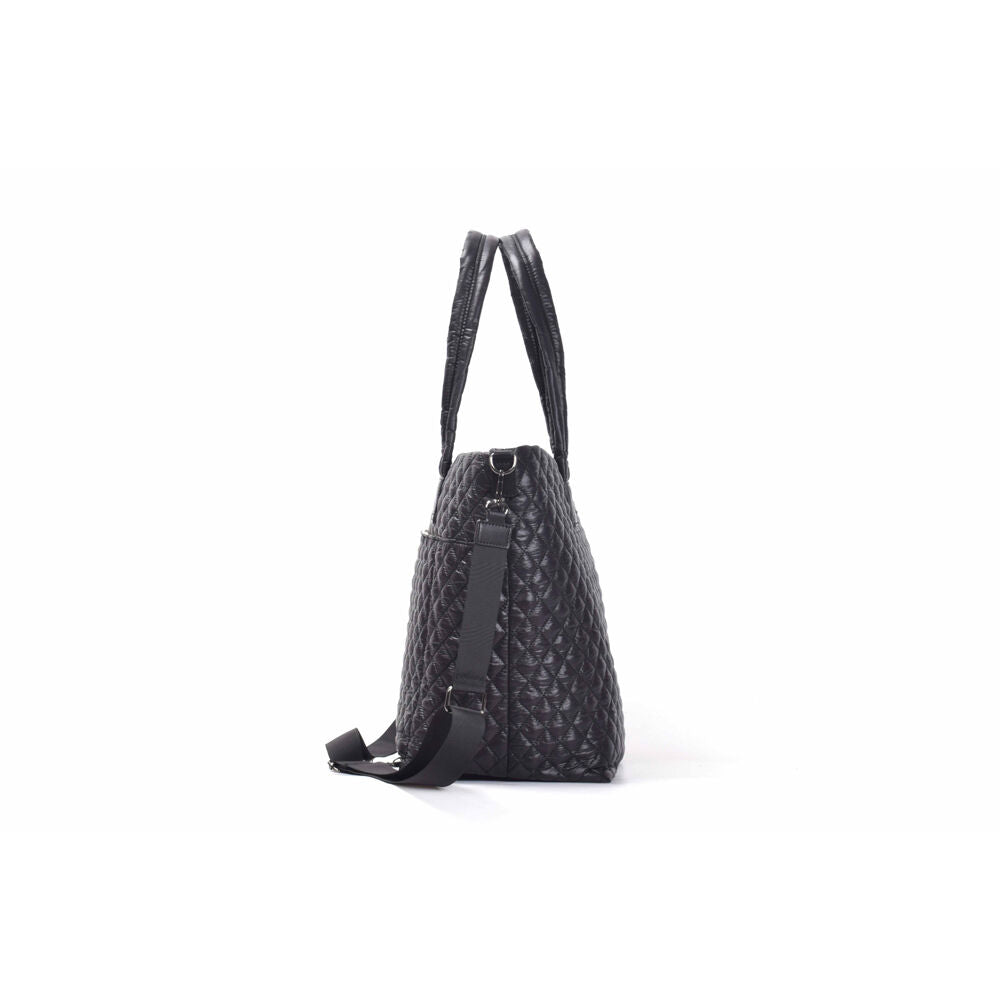Tosca Metro Large Travel Tote Bag with Detachable Shoulder Strap Black — image 2