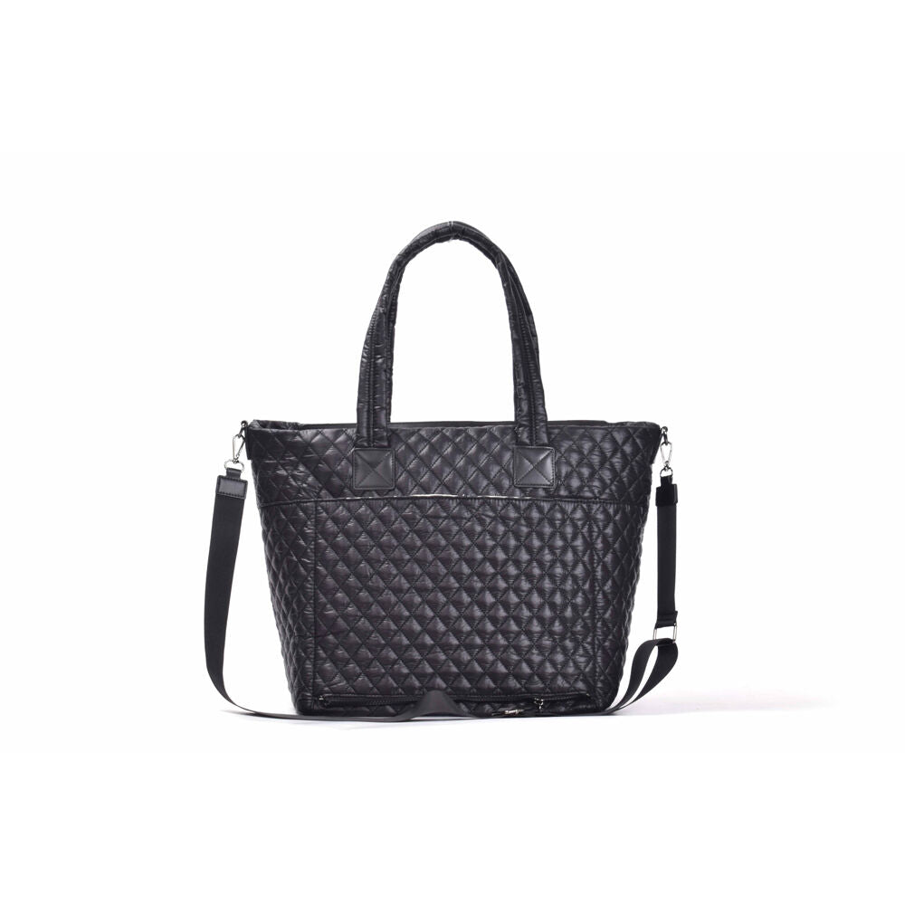 Tosca Metro Large Travel Tote Bag with Detachable Shoulder Strap Black — image 3