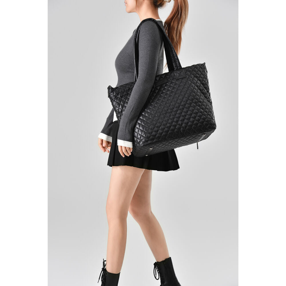 Tosca Metro Large Travel Tote Bag with Detachable Shoulder Strap Black — image 7