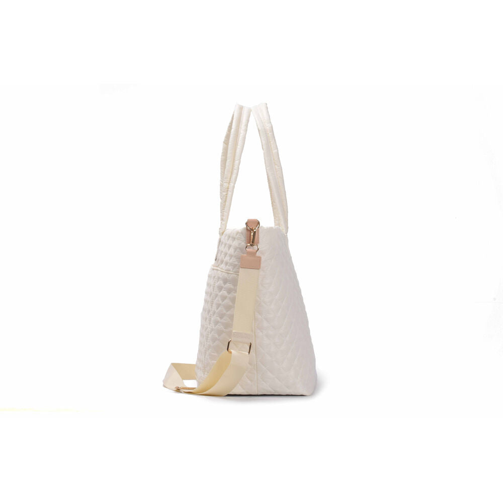 Tosca Metro Large Travel Tote Bag with Detachable Shoulder Strap Mushroom — image 2
