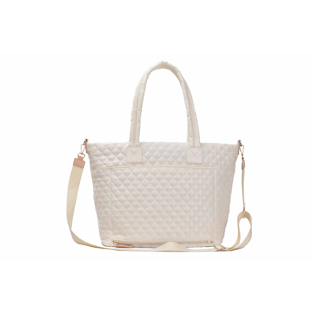 Tosca Metro Large Travel Tote Bag with Detachable Shoulder Strap Mushroom — image 3