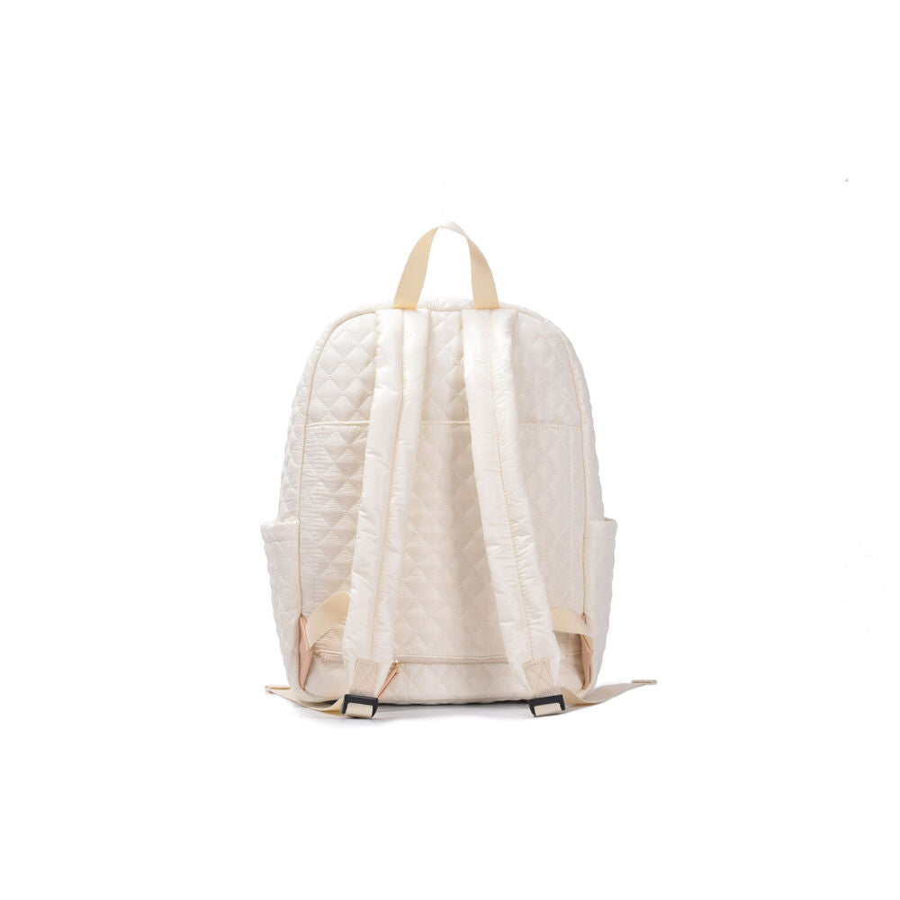 Tosca Metro Quilted Oxford Lightweight Travel 15" Laptop Backpack Mushroom — image 3