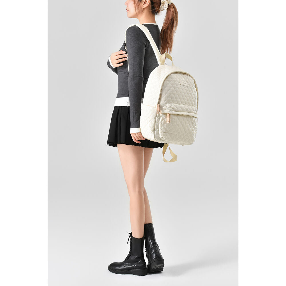 Tosca Metro Quilted Oxford Lightweight Travel 15" Laptop Backpack Mushroom — image 8