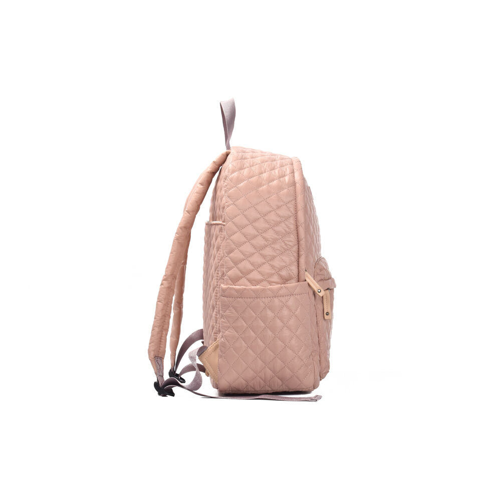 Tosca Metro Quilted Oxford Lightweight Travel 15" Laptop Backpack Mauve — image 2