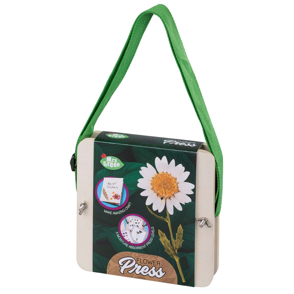MRS Green Pocket Flower Press Craft Kit Large Wooden Toys Children/Kids/Teen Art — image 3