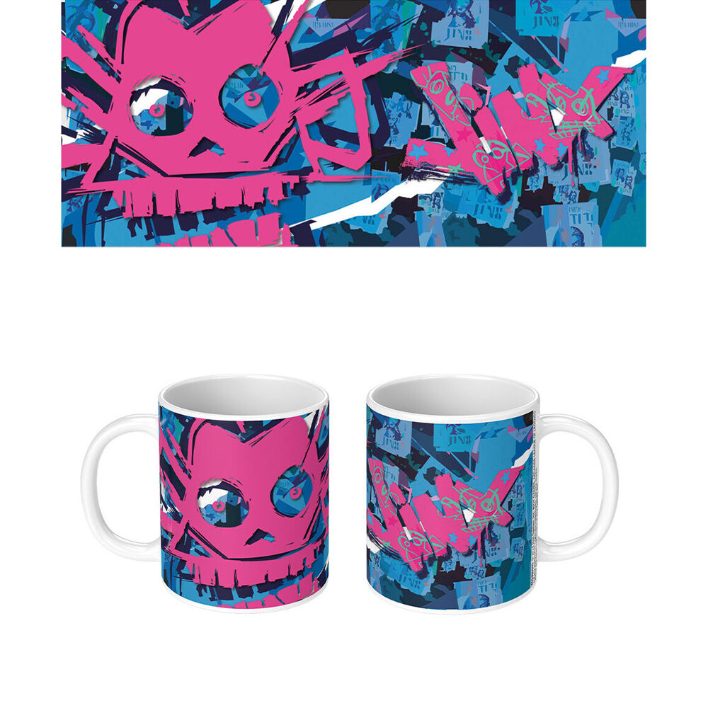 Impact Rock Merchandise Arcane League of Legends Jinx Coffee Mug White (2 Pack) — image 2