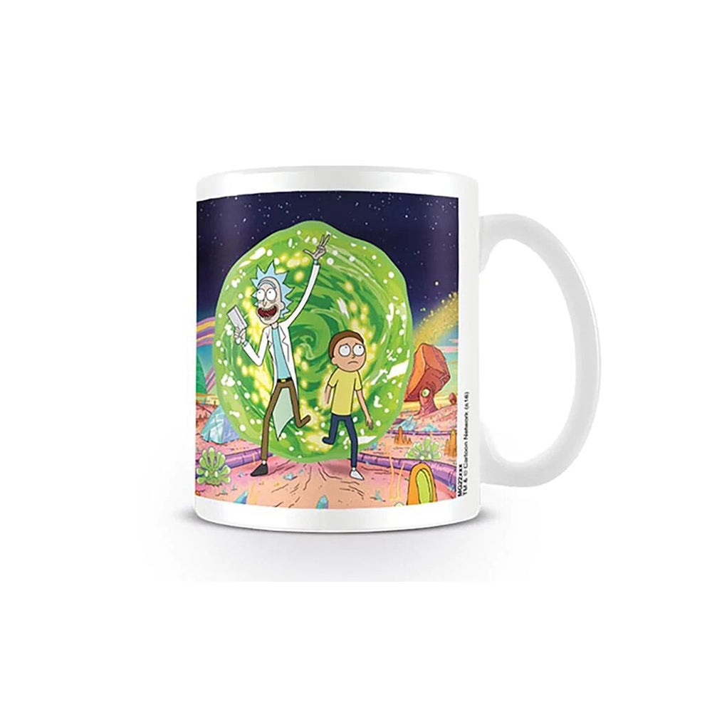 Rick & Morty Adult Swim Rick and Morty Portal Themed Coffee Mug Drinking Cup 300ml