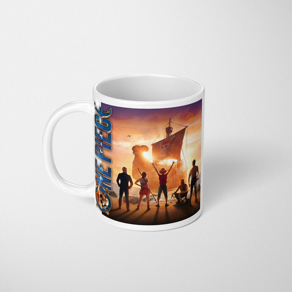 One Piece Live Action Set Sail Ceramic Mug Coffee Drinking Cup White 9x11cm (2 Pack) — image 4