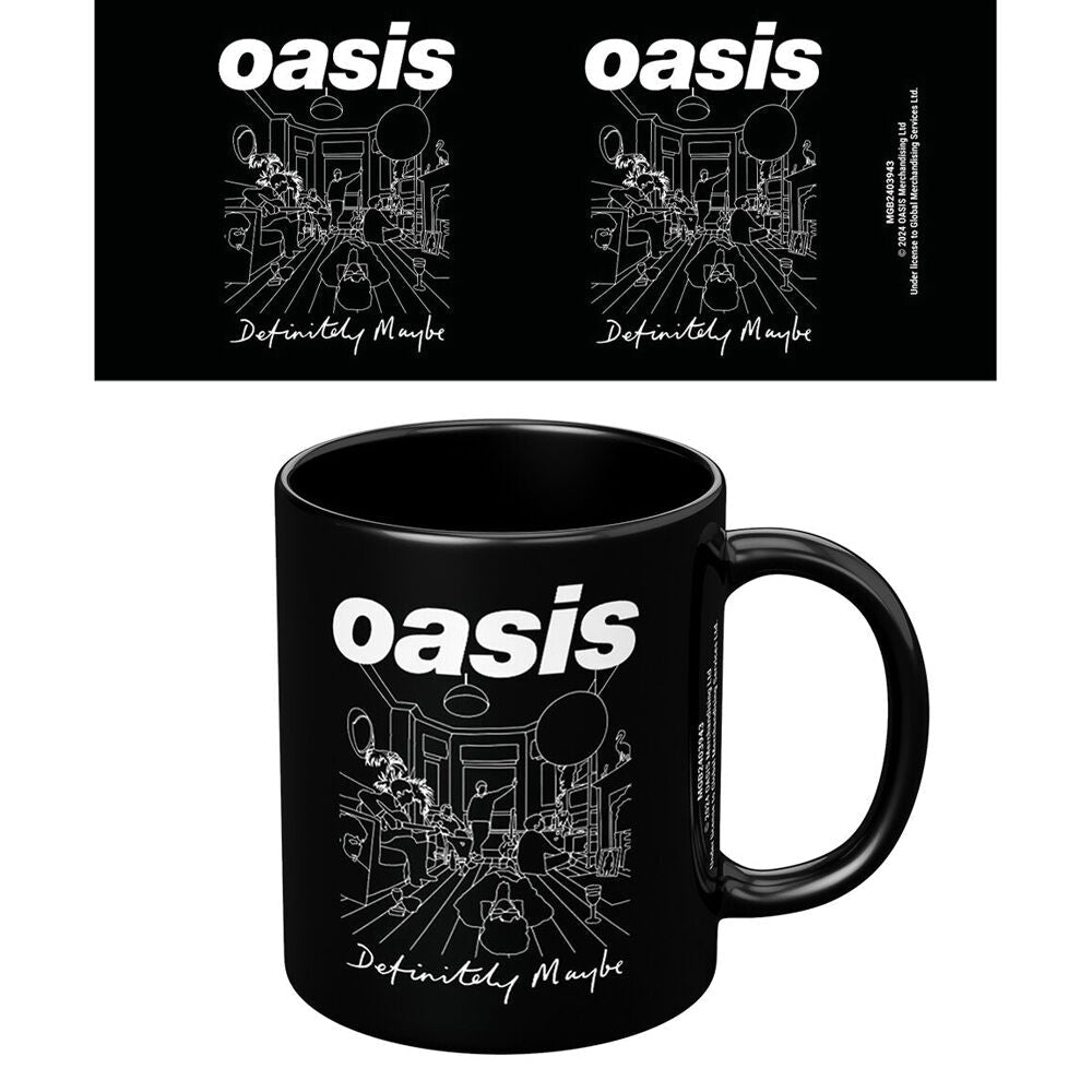 Impact Rock Merchandise Oasis Definitely Maybe Mug Black And White (2 Pack) — image 2