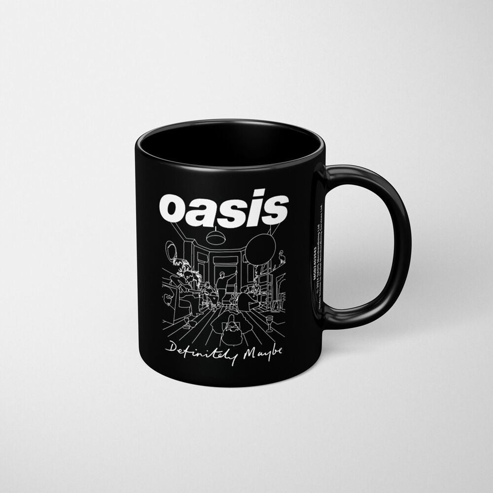Impact Rock Merchandise Oasis Definitely Maybe Mug Black And White (2 Pack) — image 3