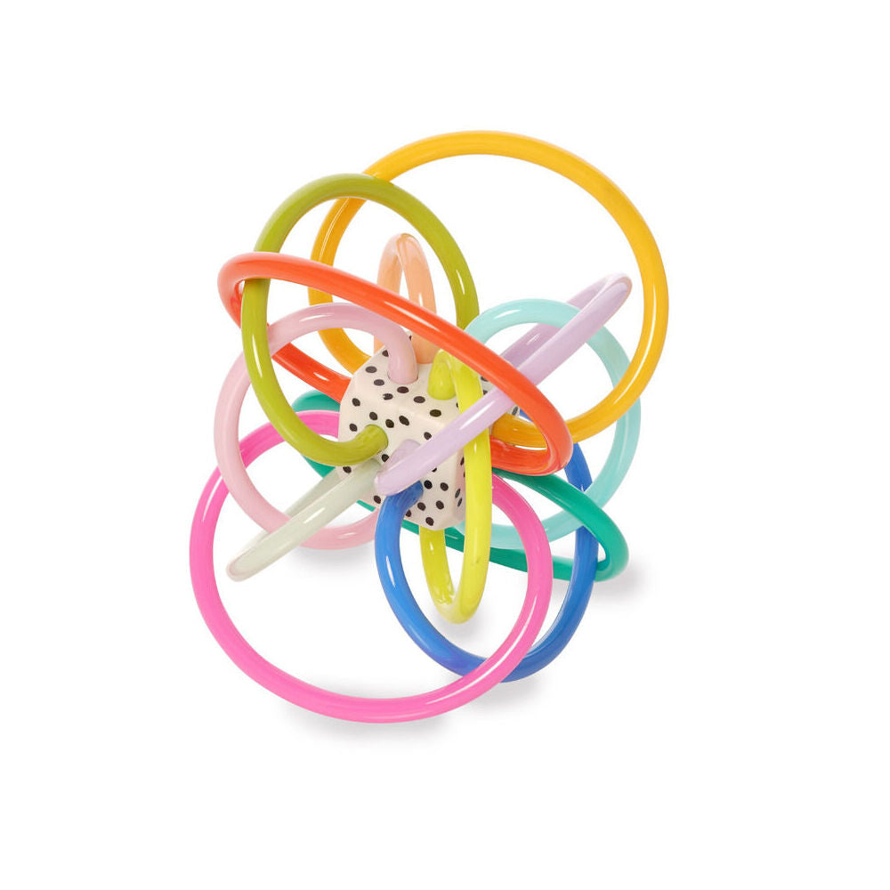 Manhattan Winkel Colorpop Rattle Teether Baby/Infant Sensory Play Toy 0m+ — image 3