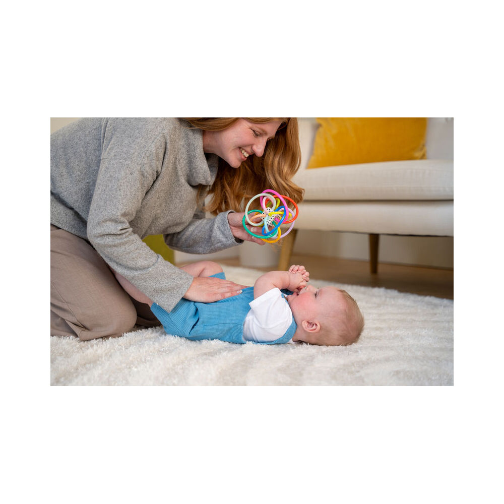Manhattan Winkel Colorpop Rattle Teether Baby/Infant Sensory Play Toy 0m+ — image 5