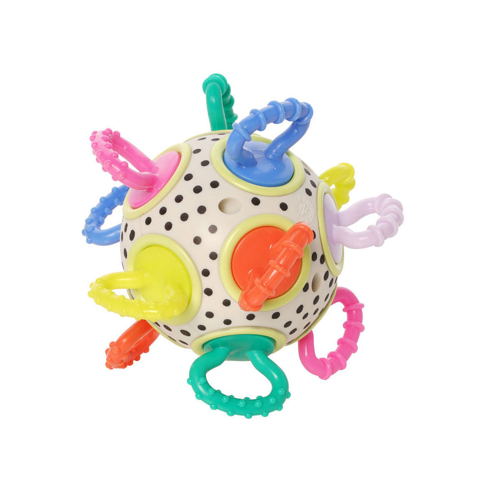 Manhattan Click Clack Colorpop Ball Baby/Infant Rattle Sensory Play Toy 0m+