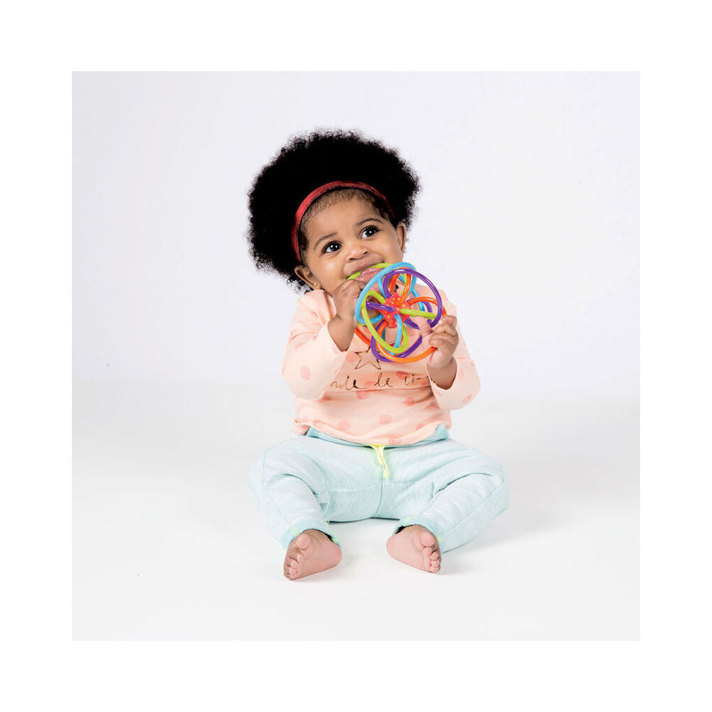 Manhattan Classic Winkel Rattle 12.7cm Baby/Toddler Activity Toy Unboxed 0m+