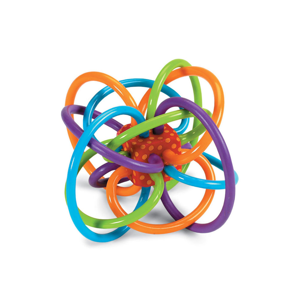 Manhattan Classic Winkel Rattle 12.7cm Baby/Toddler Activity Toy Boxed 0m+ — image 2